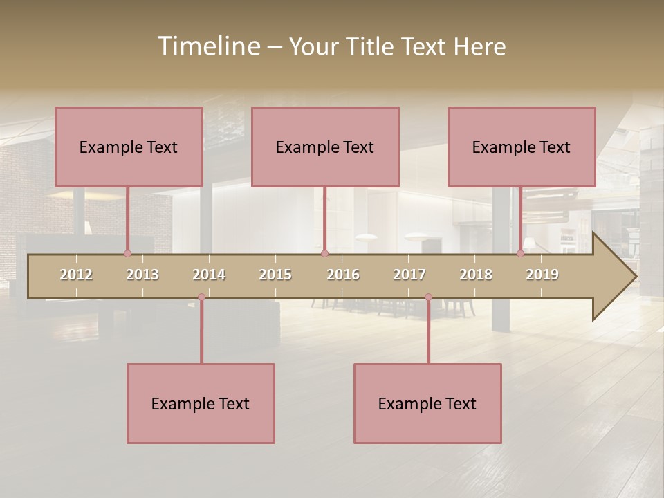 Luxusapartment Apartment Stein PowerPoint Template