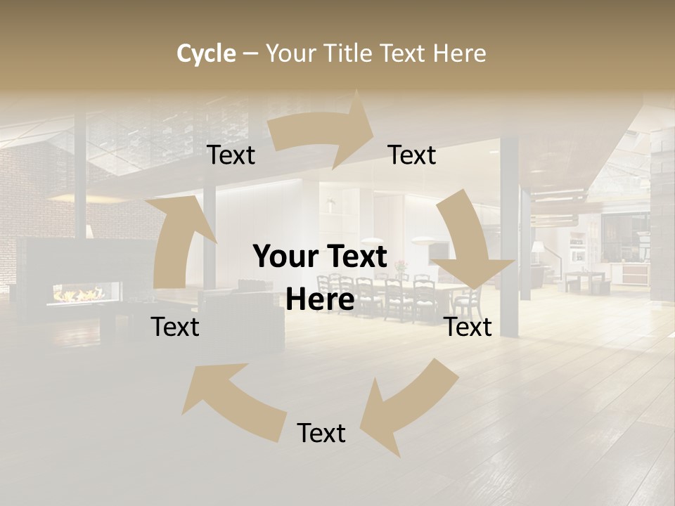 Luxusapartment Apartment Stein PowerPoint Template