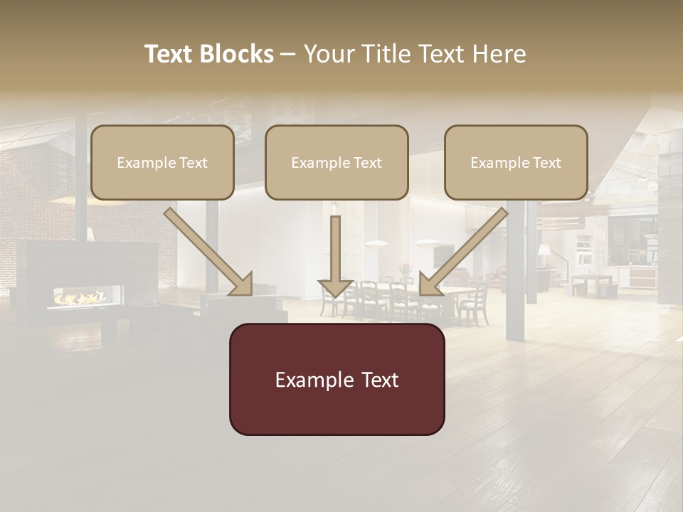 Luxusapartment Apartment Stein PowerPoint Template