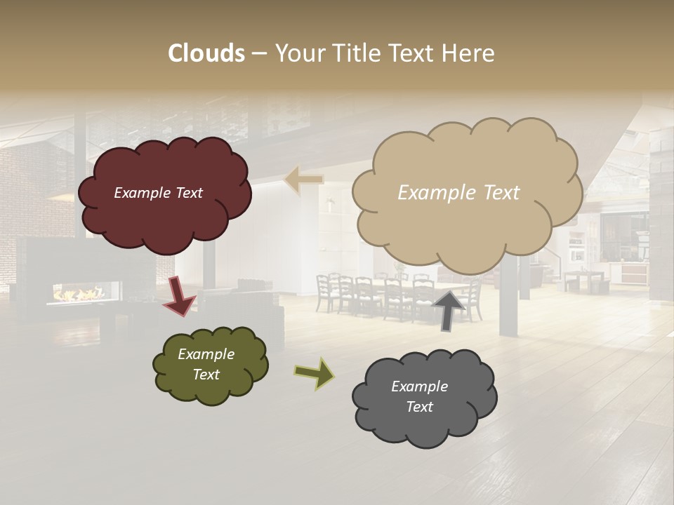 Luxusapartment Apartment Stein PowerPoint Template