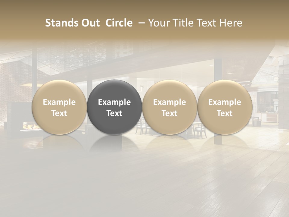 Luxusapartment Apartment Stein PowerPoint Template
