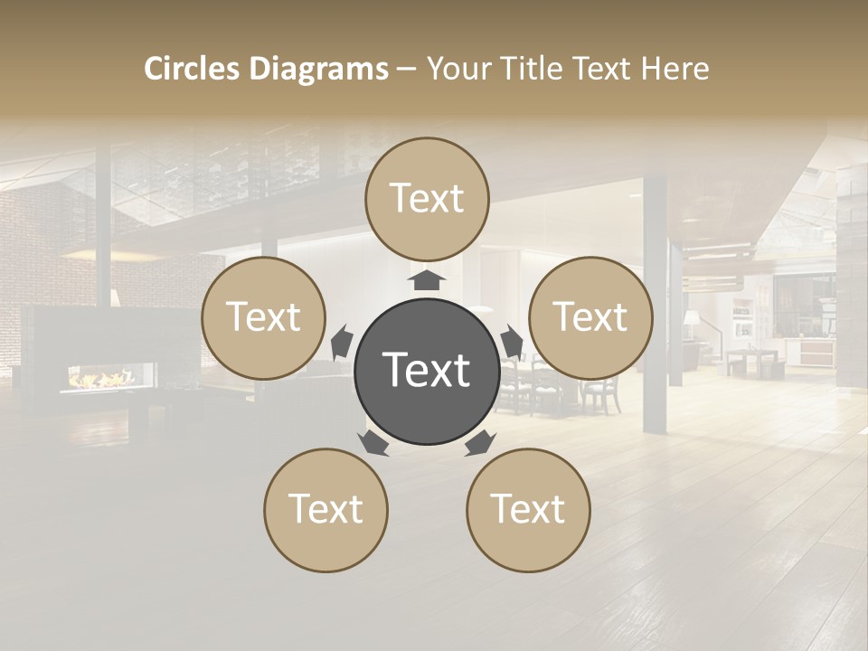 Luxusapartment Apartment Stein PowerPoint Template