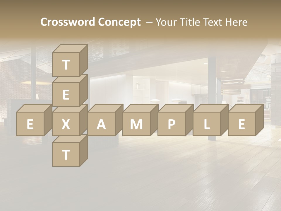 Luxusapartment Apartment Stein PowerPoint Template