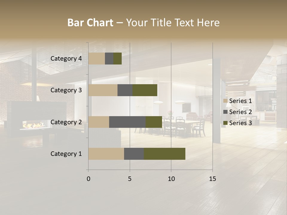 Luxusapartment Apartment Stein PowerPoint Template