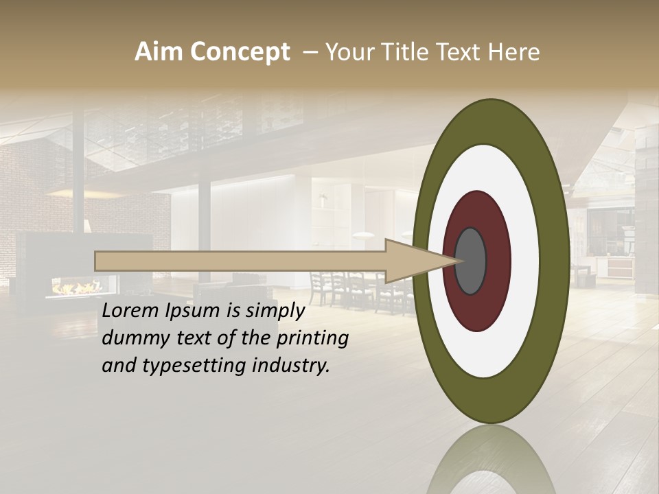 Luxusapartment Apartment Stein PowerPoint Template