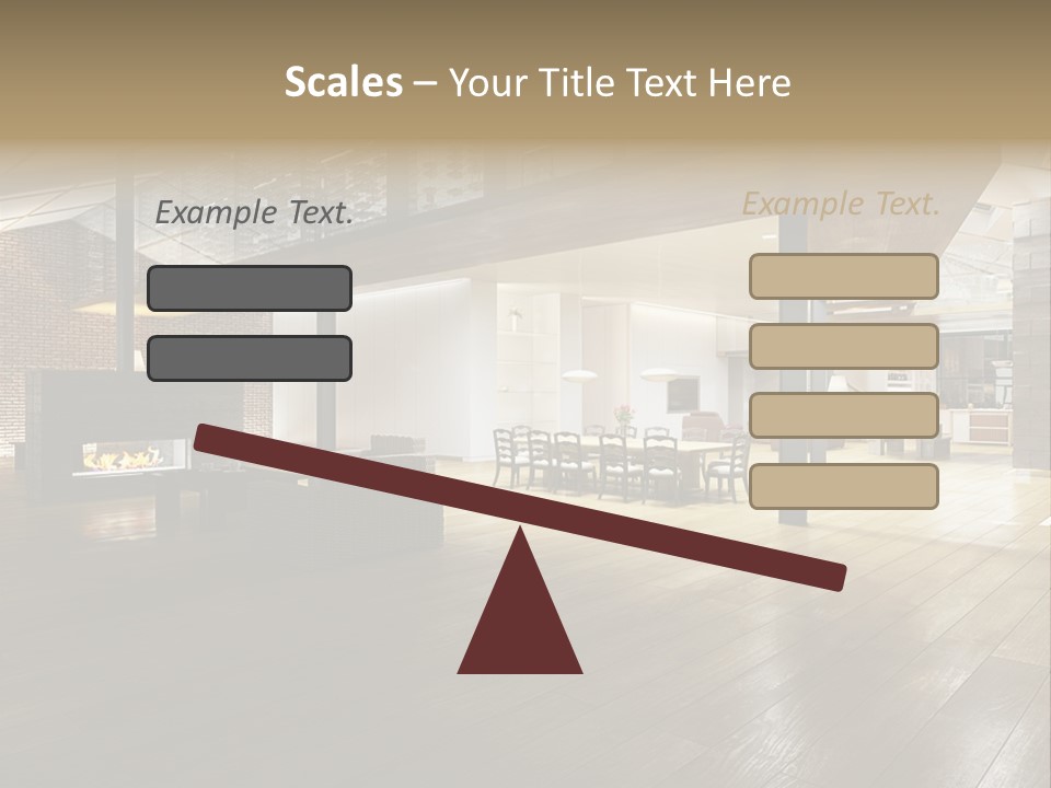 Luxusapartment Apartment Stein PowerPoint Template