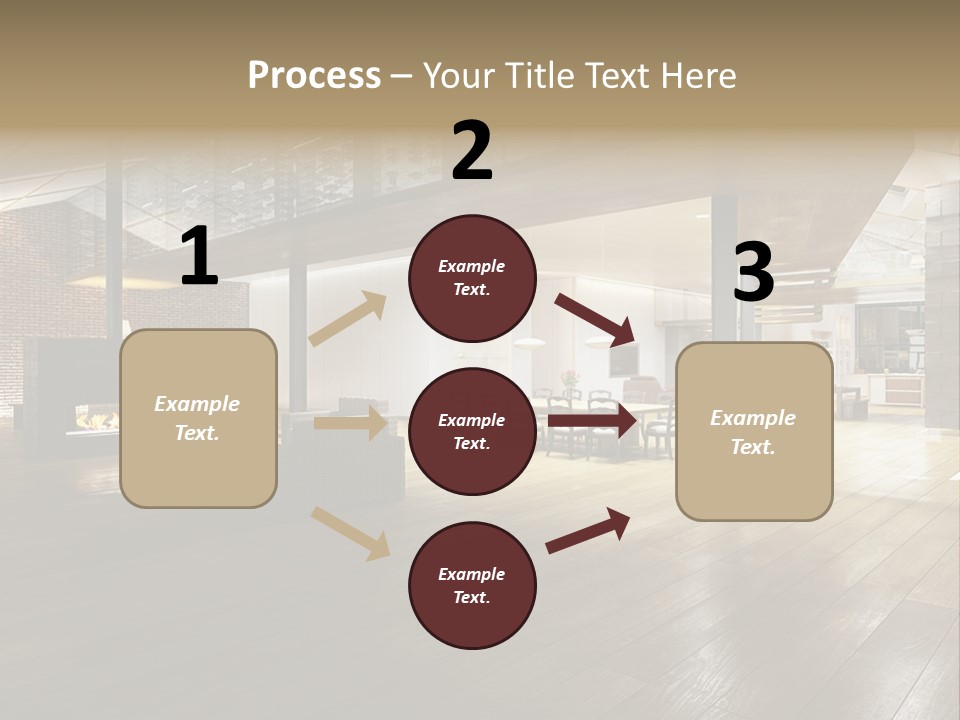 Luxusapartment Apartment Stein PowerPoint Template
