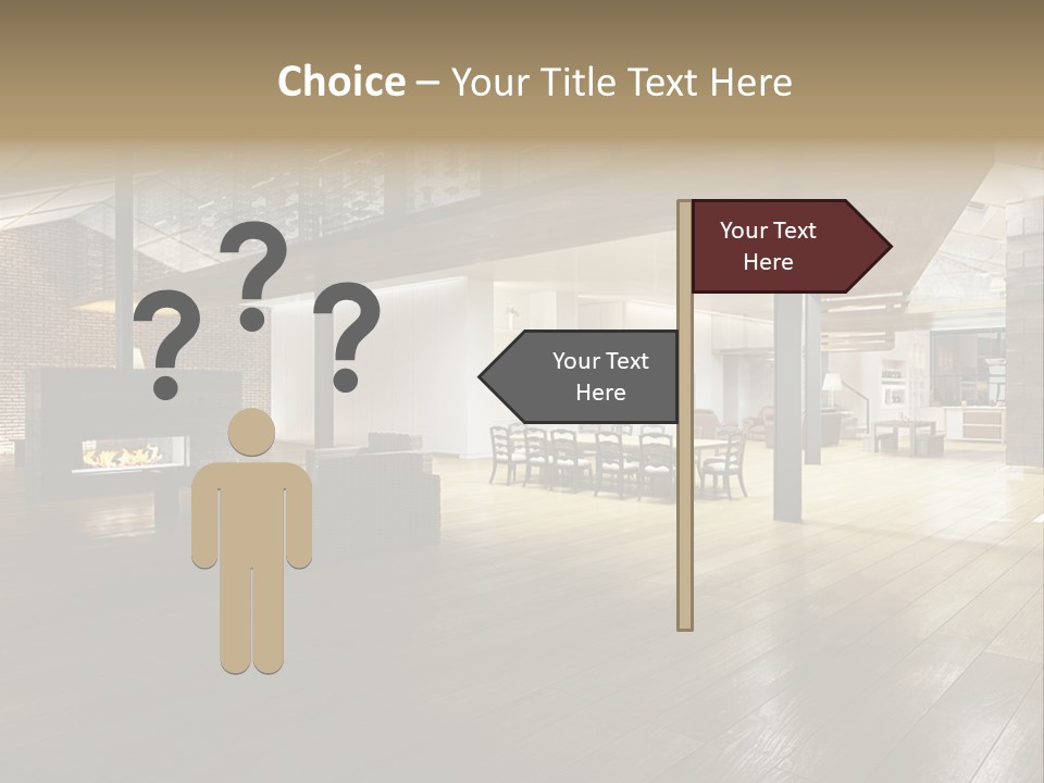 Luxusapartment Apartment Stein PowerPoint Template