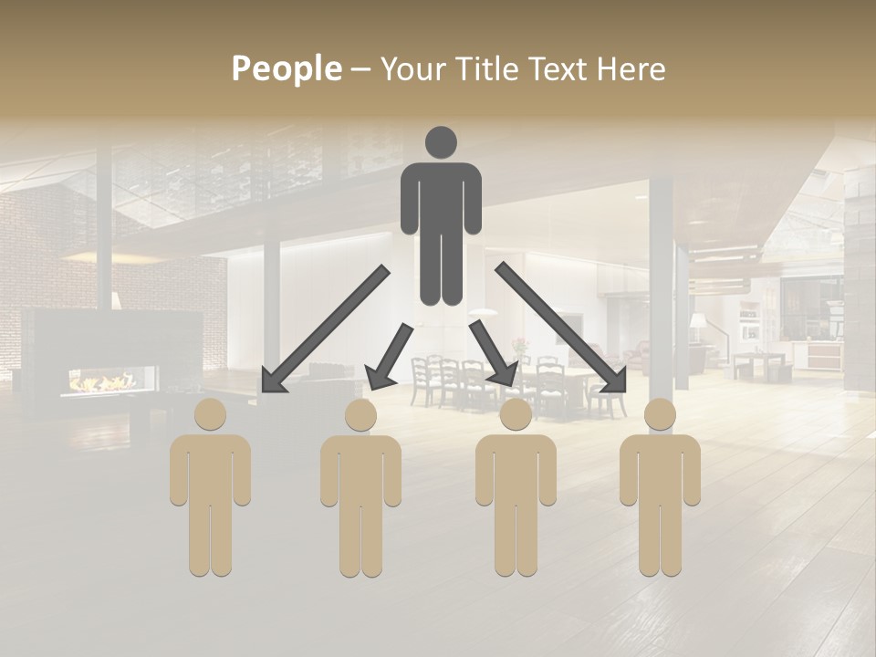 Luxusapartment Apartment Stein PowerPoint Template