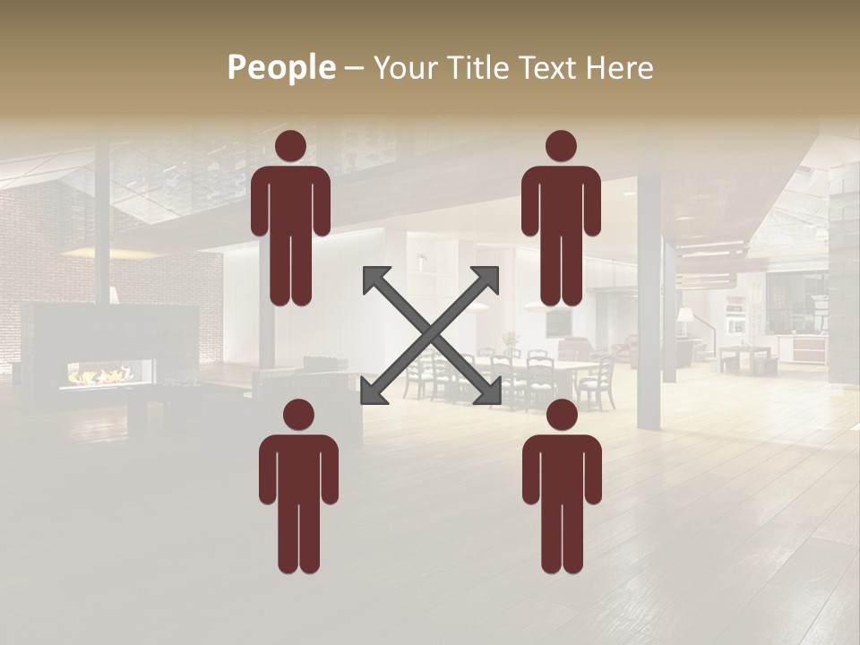 Luxusapartment Apartment Stein PowerPoint Template