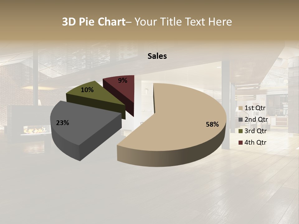 Luxusapartment Apartment Stein PowerPoint Template