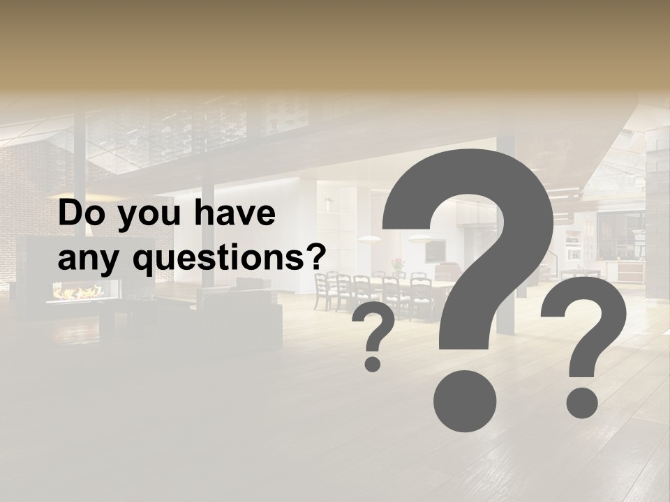 Luxusapartment Apartment Stein PowerPoint Template