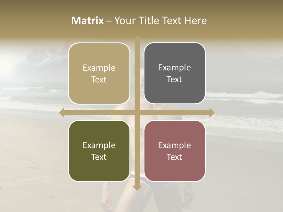 Provocative Naked Abs PowerPoint Template