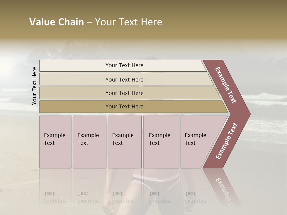 Provocative Naked Abs PowerPoint Template