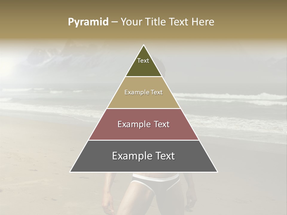 Provocative Naked Abs PowerPoint Template