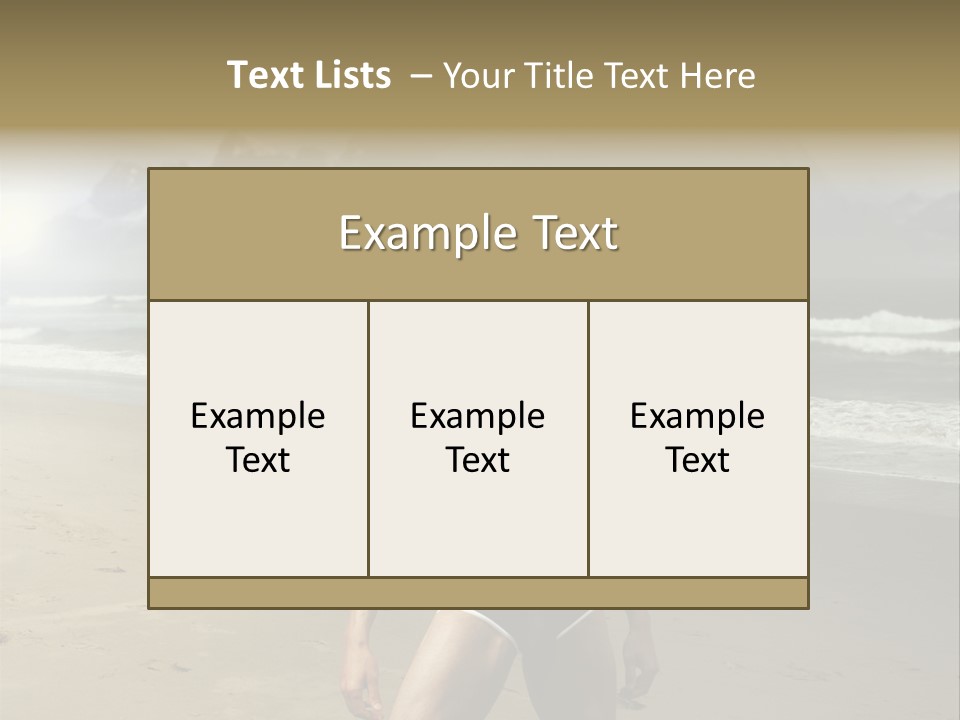 Provocative Naked Abs PowerPoint Template