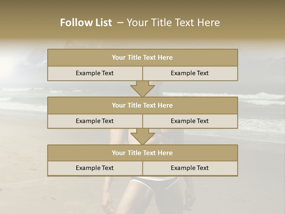 Provocative Naked Abs PowerPoint Template