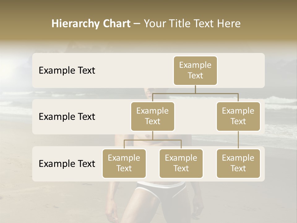 Provocative Naked Abs PowerPoint Template