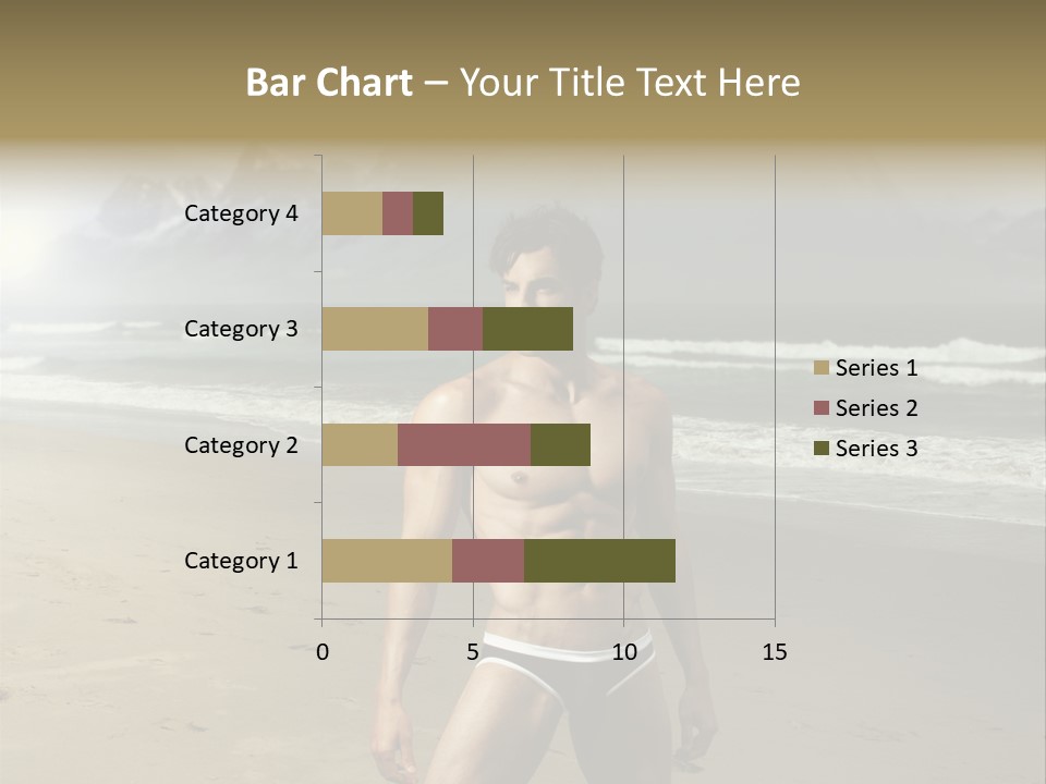 Provocative Naked Abs PowerPoint Template