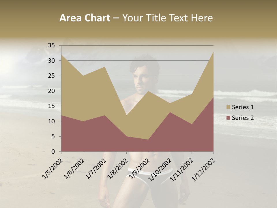 Provocative Naked Abs PowerPoint Template