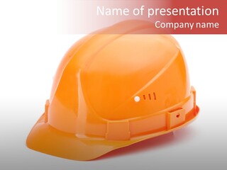 Tool Hat Isolated PowerPoint Template