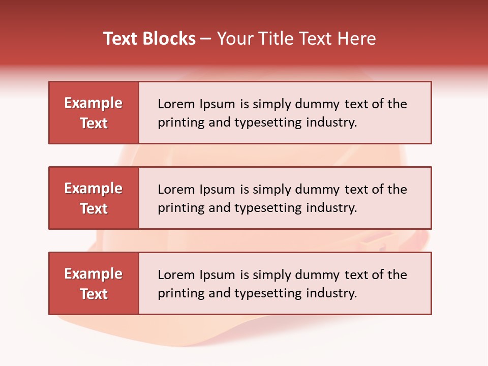 Tool Hat Isolated PowerPoint Template