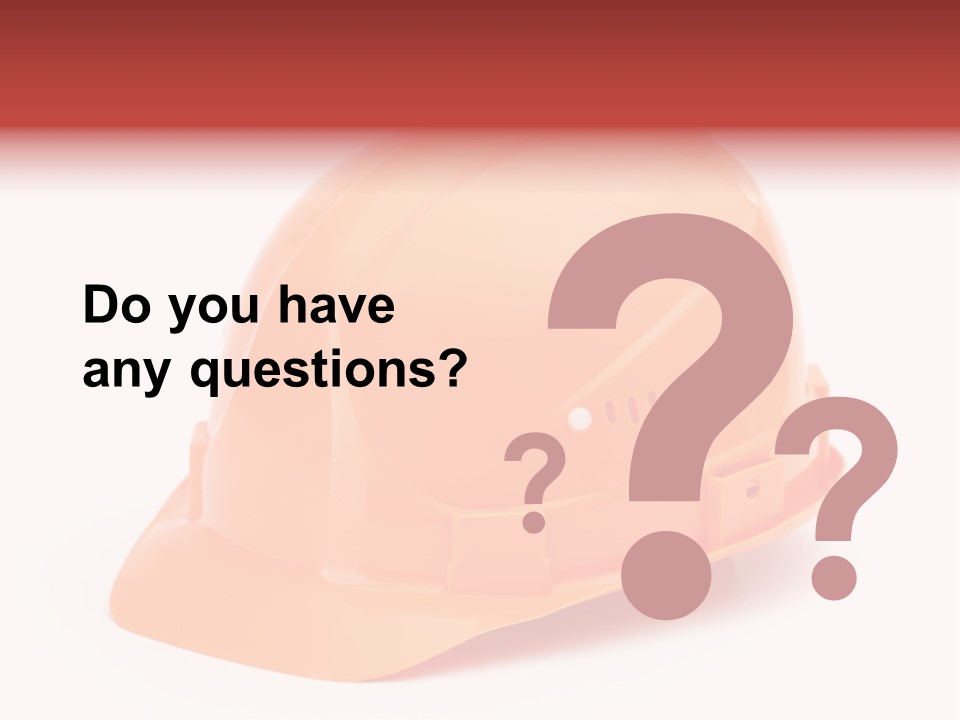 Tool Hat Isolated PowerPoint Template