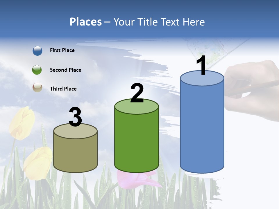Lilac Paper Flora PowerPoint Template