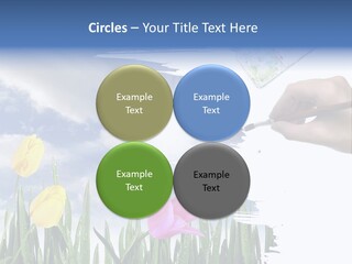 Lilac Paper Flora PowerPoint Template