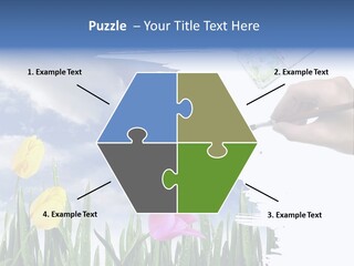Lilac Paper Flora PowerPoint Template
