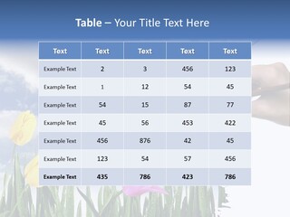 Lilac Paper Flora PowerPoint Template