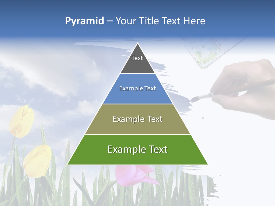 Lilac Paper Flora PowerPoint Template