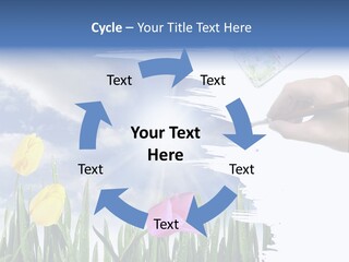 Lilac Paper Flora PowerPoint Template