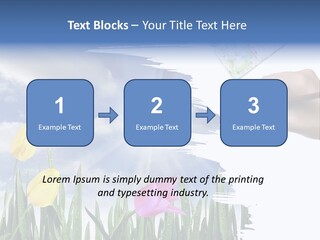 Lilac Paper Flora PowerPoint Template