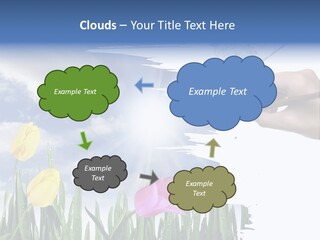 Lilac Paper Flora PowerPoint Template