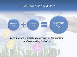 Lilac Paper Flora PowerPoint Template