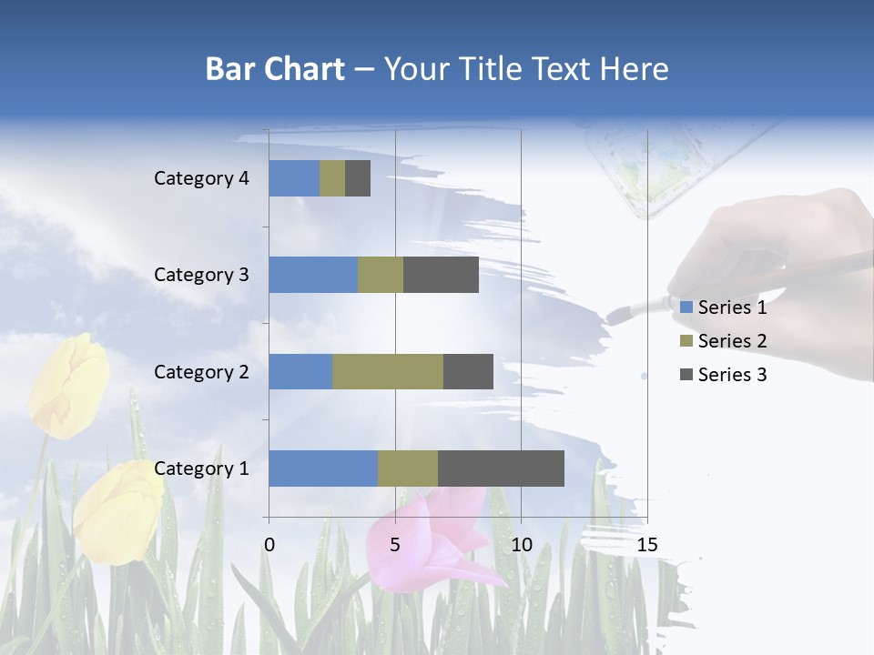 Lilac Paper Flora PowerPoint Template