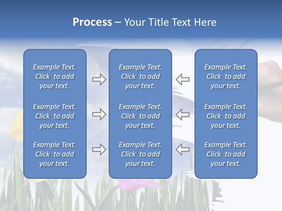 Lilac Paper Flora PowerPoint Template