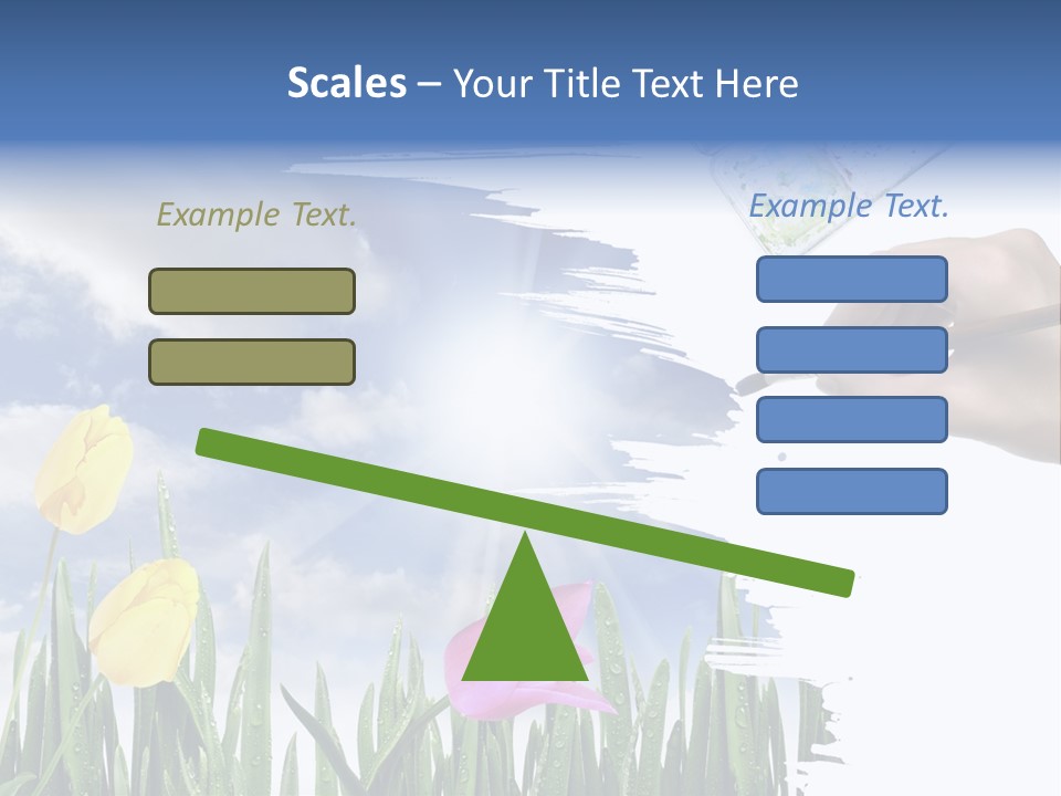 Lilac Paper Flora PowerPoint Template