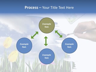 Lilac Paper Flora PowerPoint Template