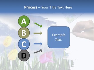 Lilac Paper Flora PowerPoint Template