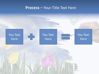 Lilac Paper Flora PowerPoint Template