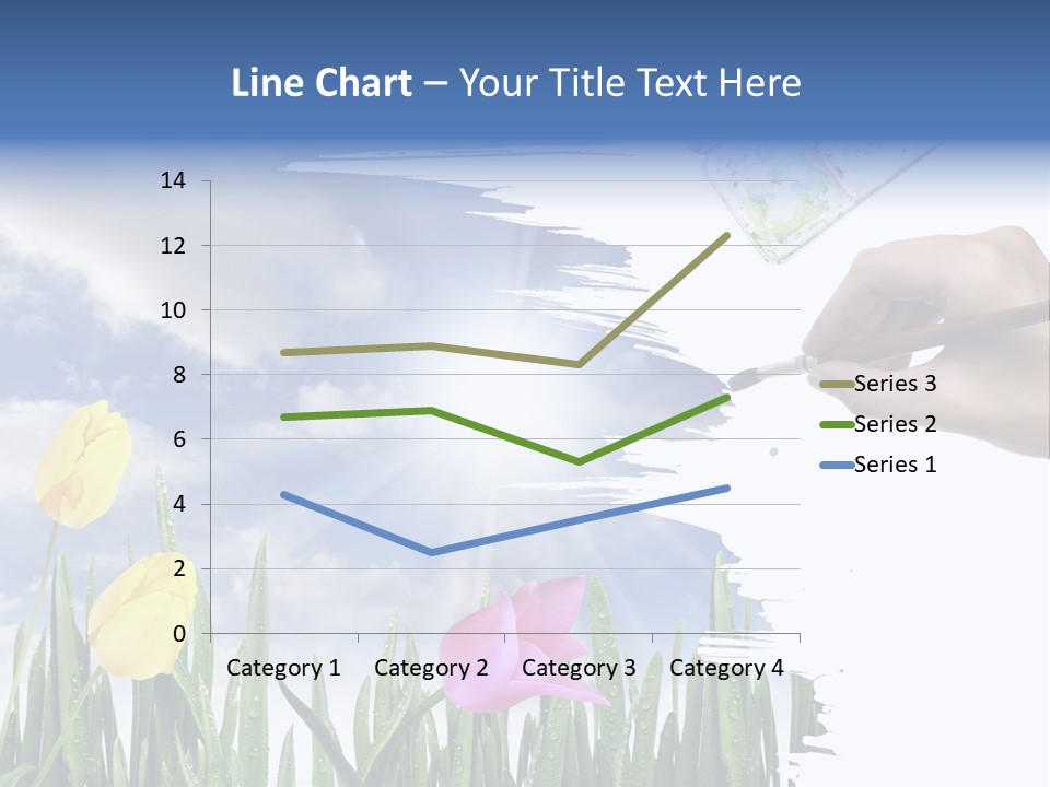 Lilac Paper Flora PowerPoint Template
