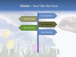 Lilac Paper Flora PowerPoint Template
