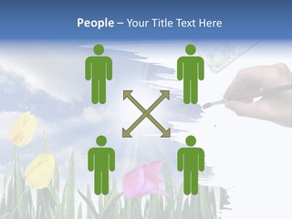 Lilac Paper Flora PowerPoint Template