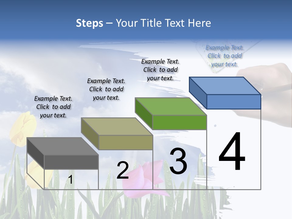 Lilac Paper Flora PowerPoint Template