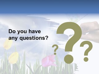 Lilac Paper Flora PowerPoint Template