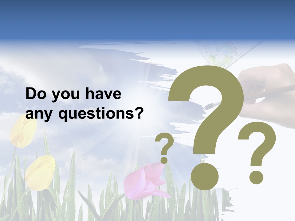 Lilac Paper Flora PowerPoint Template