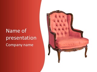 Sofa Armchair Decor PowerPoint Template