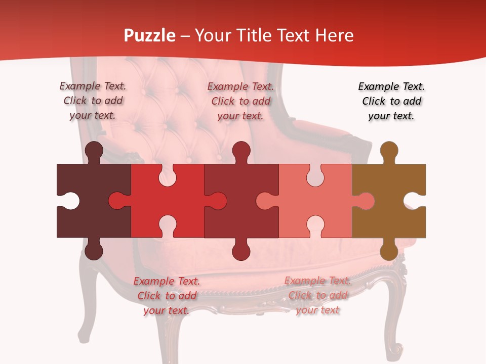 Sofa Armchair Decor PowerPoint Template